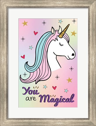 Framed You Are Magical Print