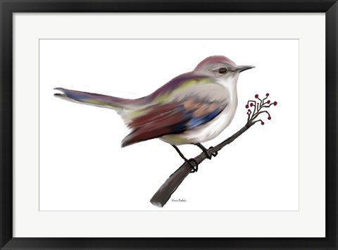 Framed Bird II Print