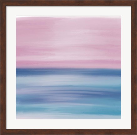 Framed Abstract Beach Print