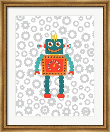 Framed Robot VI Print