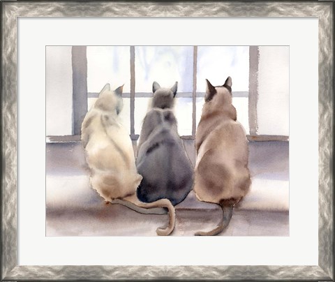 Framed Cats Print