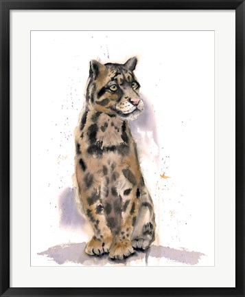 Framed Wild Cat Print