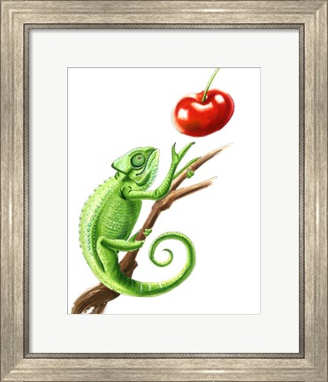 Framed Chameleon Print