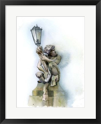 Framed Lamp Post Print