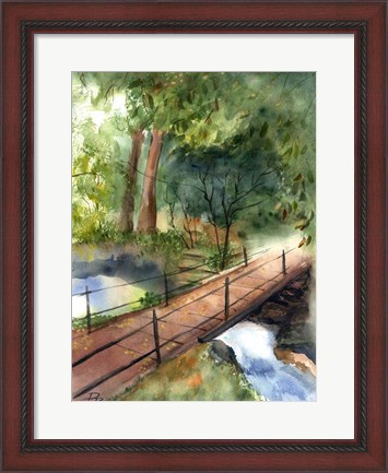 Framed Bridge II Print
