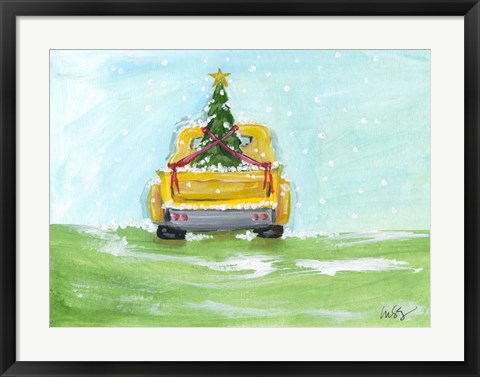 Framed Christmas Pick-Up Print