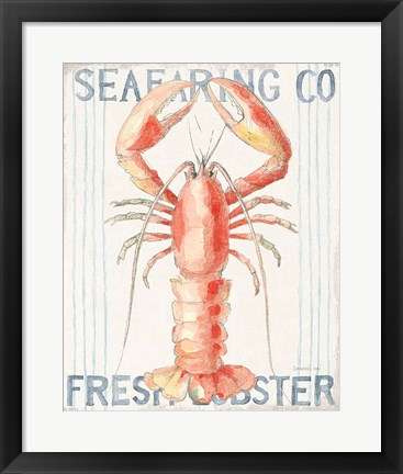 Framed Floursack Nautical II Print