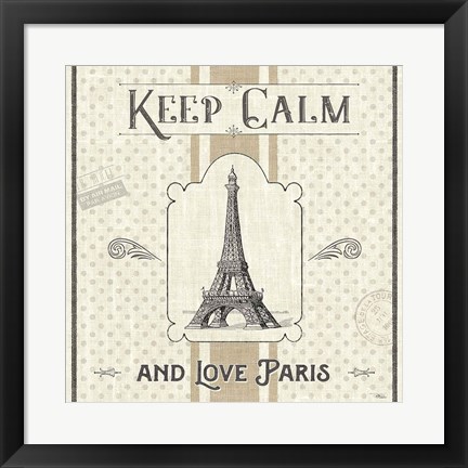 Framed Paris Farmhouse V Print