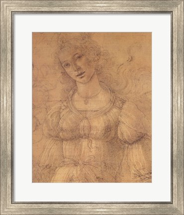 Framed Drawing of a Woman Print