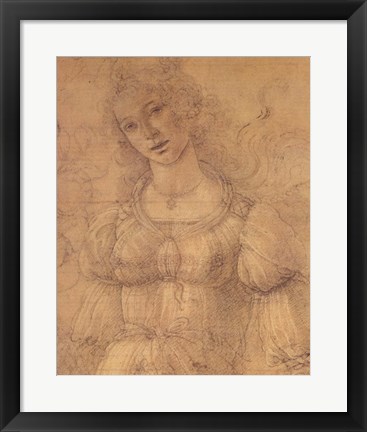 Framed Drawing of a Woman Print