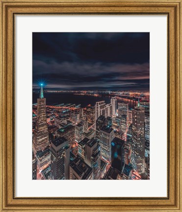 Framed San Francisco Look Down 5 Print