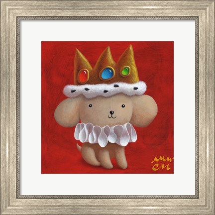 Framed Royal Pup Print