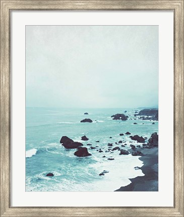 Framed Dusk at the Sea Print