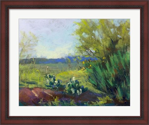 Framed Above San Angelo Print