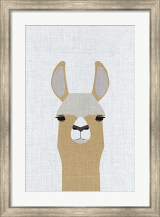 Framed Llama Print