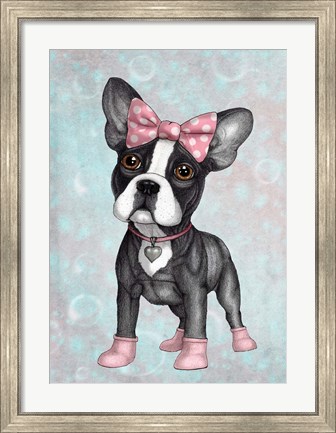 Framed Sweet Frenchie Print