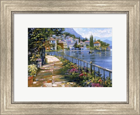 Framed Sunlit Stroll Print