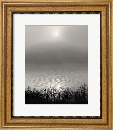 Framed Monochrome Sunrise Print