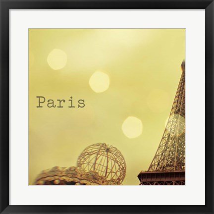 Framed Memories of Paris Print