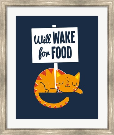 Framed Will Wake for Food Print