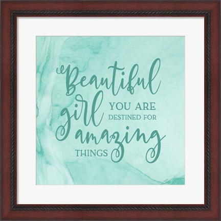 Framed Girl Inspired -Amazing Print