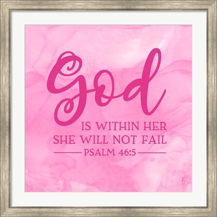 Framed Girl Inspired- God Within Print