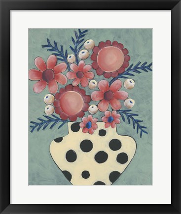 Framed Jamboree Floral II Print