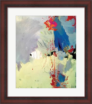 Framed Colors Dance from the Dark Print