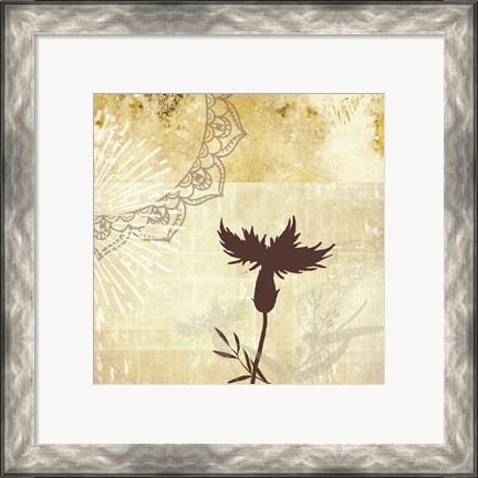 Framed Golden Henna Breeze 2 Print