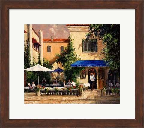 Framed Cafe Bar Print