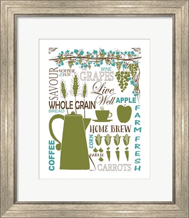 Framed Culinary Love 2 (color) Print