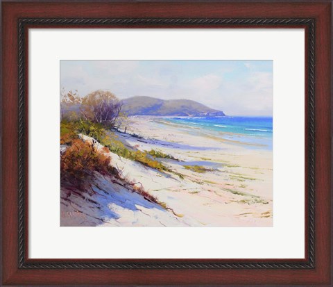 Framed Port Stephans Beach Sands Print