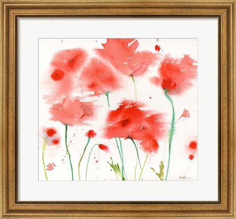 Framed Poppy Reds Print