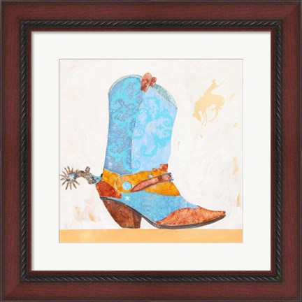 Framed Boy Boot Print