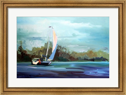 Framed Sailboat Print