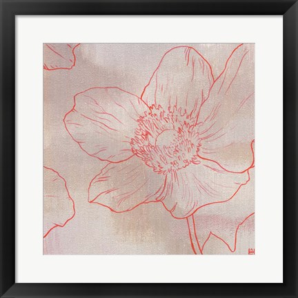 Framed Anemone II Print