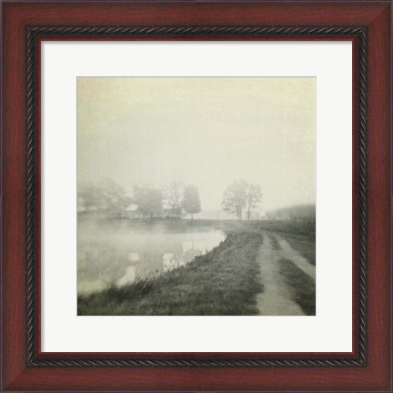 Framed Foggy Sunrise Print