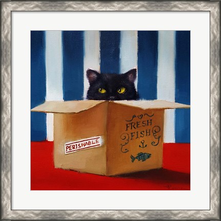 Framed Cat Burglar Print