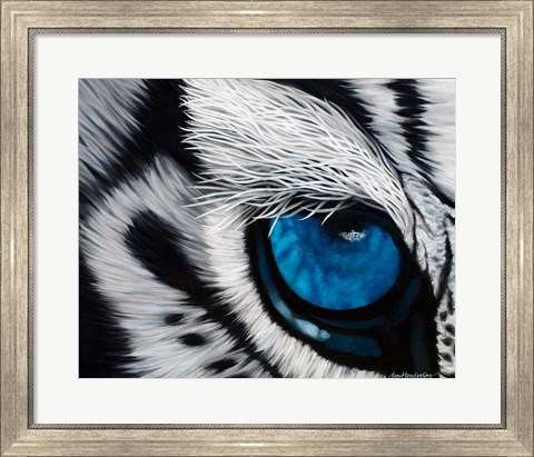 Framed Tiger Eye Print