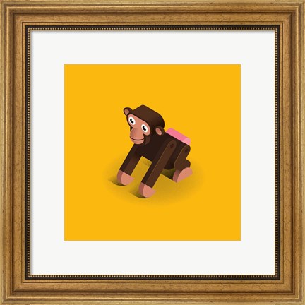 Framed Monkey Print