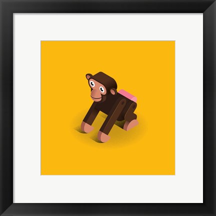 Framed Monkey Print