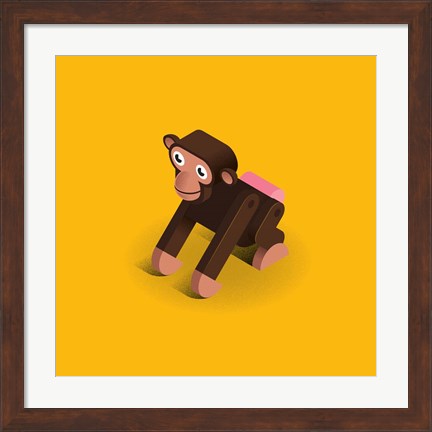 Framed Monkey Print