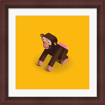 Framed Monkey Print