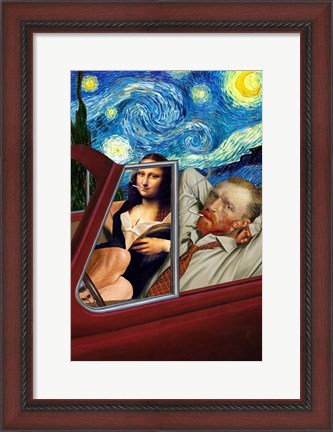 Framed Starry Night Print