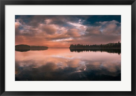 Framed Western Sunset Print