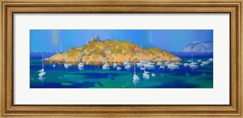 Framed Island Print