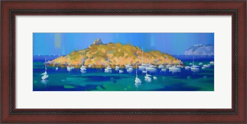 Framed Island Print