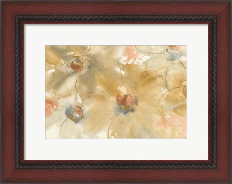 Framed Neutral Blooms Print