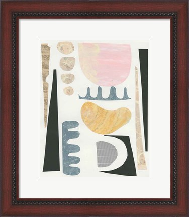 Framed Mixed Shapes VI Print