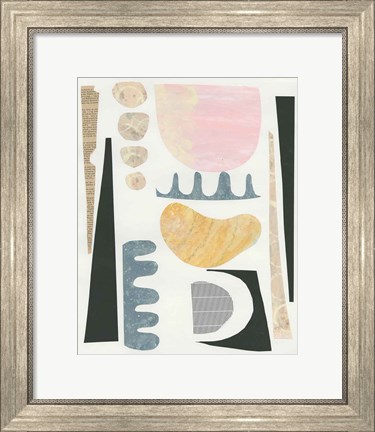 Framed Mixed Shapes VI Print